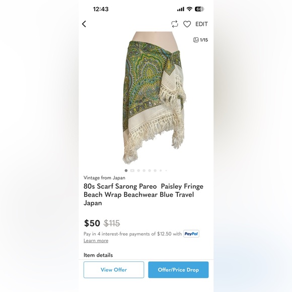 Lancôme Blue Large Tote with French Riviera Girl Graphic Design Beach Rose